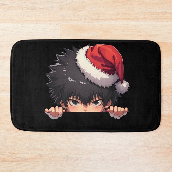 Item preview, Shinya Kogami Psycho Pass Chibi Kawaii Christmas Peeker Anime Holiday Intensity designed and sold by thedarvills.