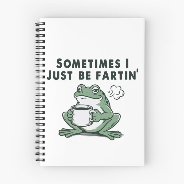 Item preview, Funny Frog Coffee Mug Design - Sometimes I Just Be Fartin' Text Humor designed and sold by JossDesign15.