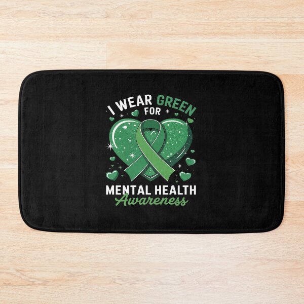 Item preview, Heart I Wear Green For Awareness Month designed and sold by MaryoKing.