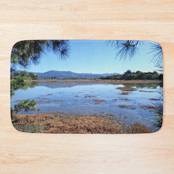 Item preview, Flooded bay in New Zealand – mountain reflection in the water designed and sold by TheArtofHeart.