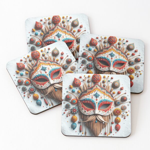 Item preview, The Mask That Believes It’s an Entire Winter Festival designed and sold by Karaboshka.