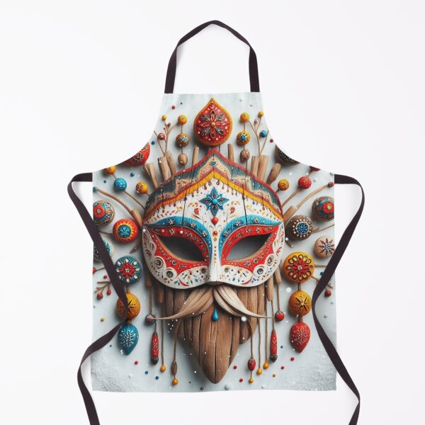 Item preview, The Mask That Believes It’s an Entire Winter Festival designed and sold by Karaboshka.