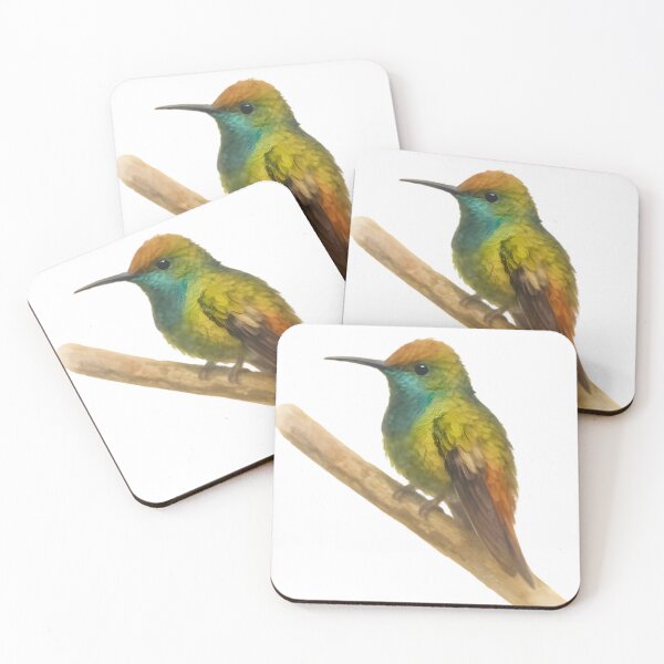 Item preview, Coppery-headed Emerald (Microchera cupreiceps) designed and sold by HOMETOWN86.