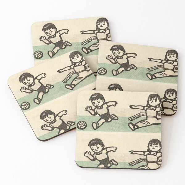 Item preview, Vintage Style of 70s Illustration – Sports Kids Retro Pattern designed and sold by FriendsClub.