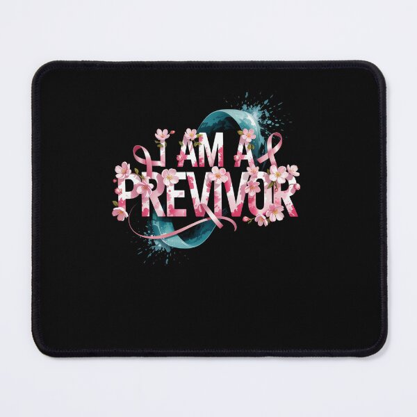 Item preview, I Am A Previvor Pink Ribbon Breast Cancer Awareness designed and sold by Kcgarciaso.
