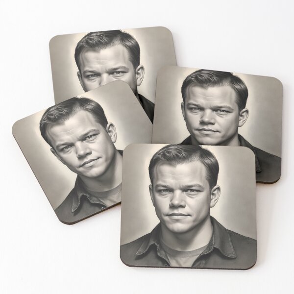 Item preview, Matt Damon designed and sold by WorldofCharcoal.