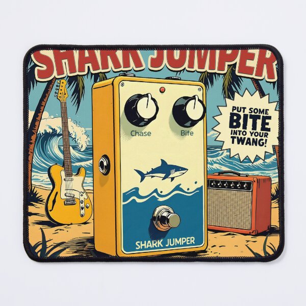 Item preview, Yet Undiscovered Effects Pedal: The Shark Jumper designed and sold by Mantramontics.