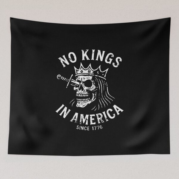 Item preview, No Kings In America - Skull designed and sold by melissaperkins.