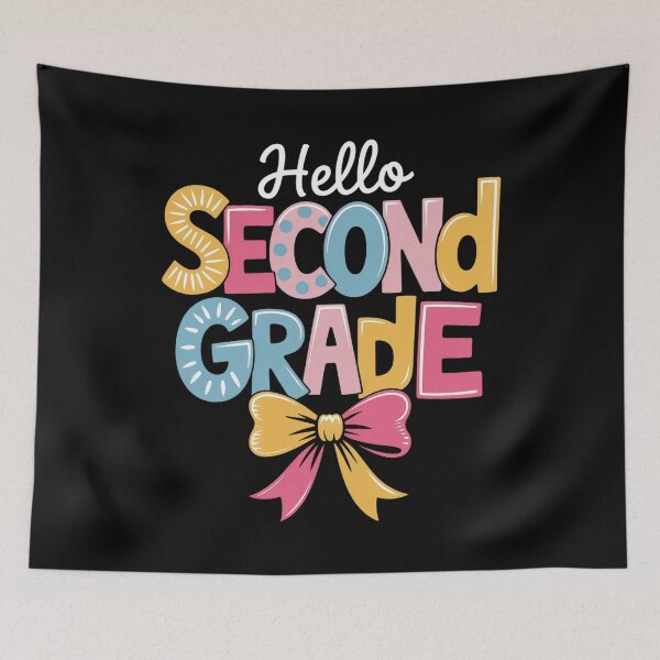 Item preview, Hello 2Nd Grade Teacher Coquette Bow Back To School designed and sold by MaryoKing.