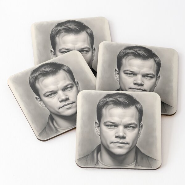Item preview, Matt Damon designed and sold by WorldofCharcoal.