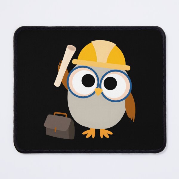 Item preview, Professions Owl Construction Worker designed and sold by gxzfcpihr44.