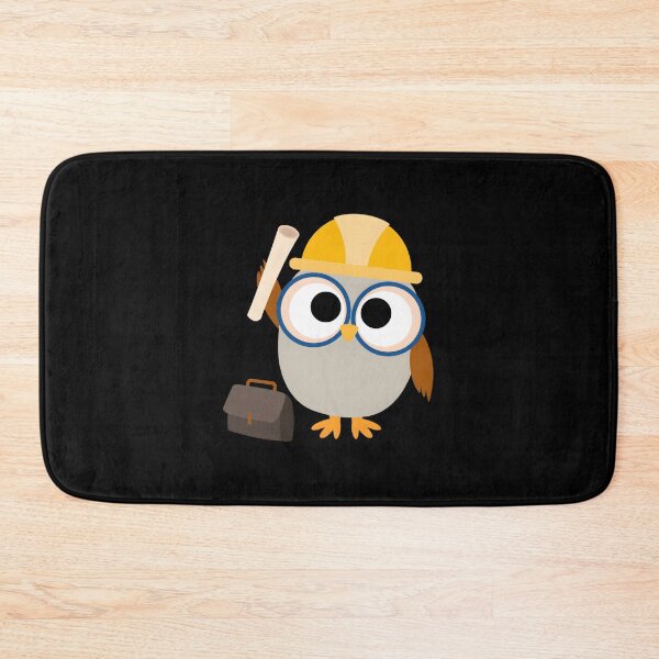 Item preview, Professions Owl Construction Worker designed and sold by gxzfcpihr44.