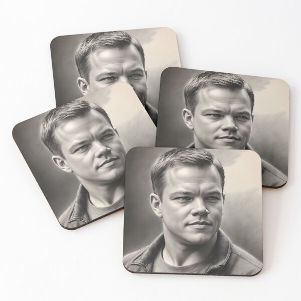 Item preview, Matt Damon designed and sold by WorldofCharcoal.