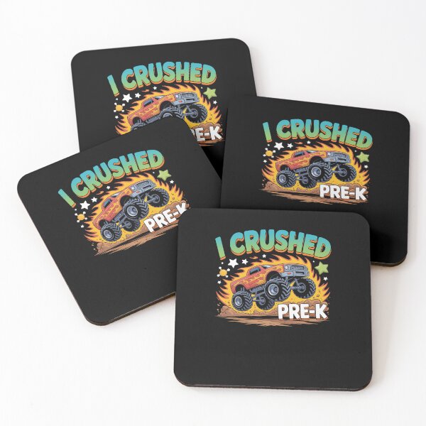 Item preview, I Crushed Pre-K Monster Truck Graduation Last Day School  designed and sold by Kcgarciaso.