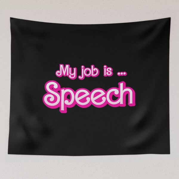 Item preview, My Job Is Speech designed and sold by gxzfcpihr44.