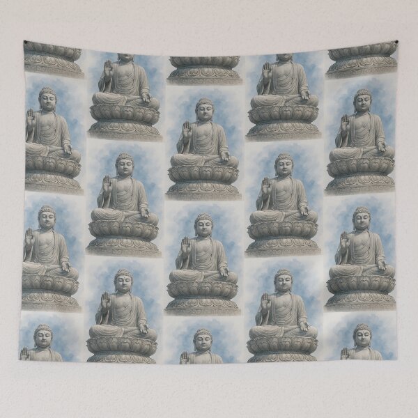 Item preview, Watercolor Buddha Statue Artwork • Zen Meditation Art • Spiritual Peace Decor designed and sold by elgreko.