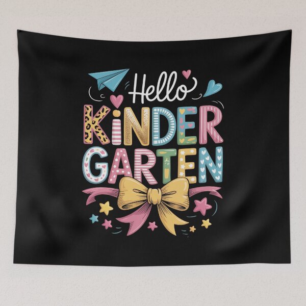 Item preview, Hello Kindergarten Teacher Coquette Back To School designed and sold by MaryoKing.