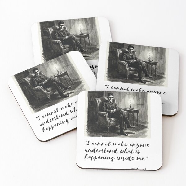 Item preview, I Cannot Make Anyone Understand - Kafka Existential Quote designed and sold by ThinkItWearIt.