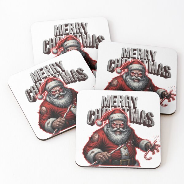 Item preview, Vicious Santa: Merry Christmas Cane Crusher designed and sold by newvisionart191.