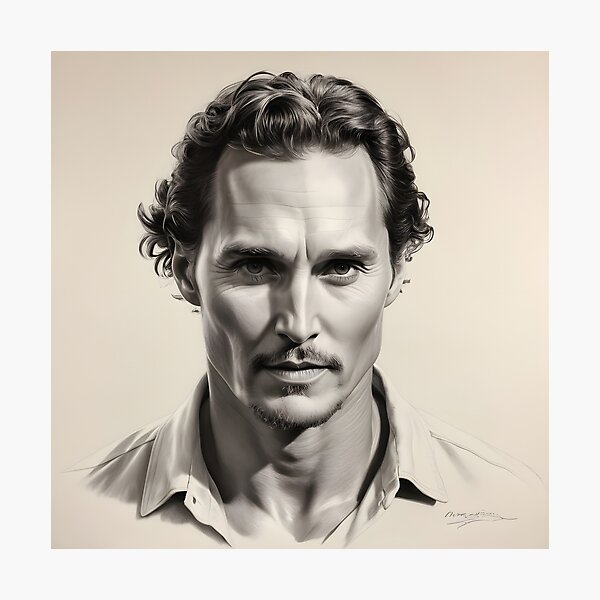 Item preview, Matthew McConaughey designed and sold by WorldofCharcoal.