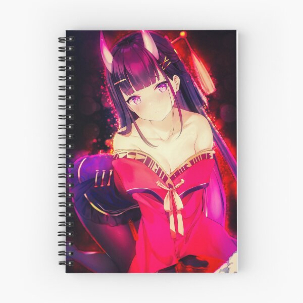 Item preview, Noshiro From Azur Lane Anime Girl In Red Kimono With Fiery Spirit designed and sold by thedarvills.