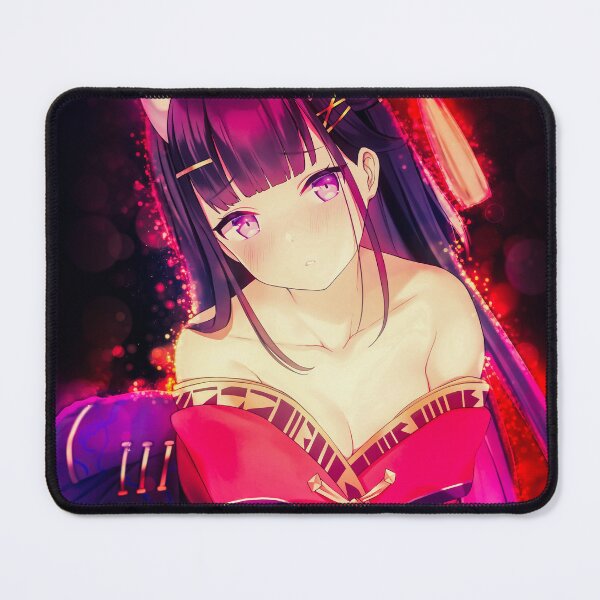 Item preview, Noshiro From Azur Lane Anime Girl In Red Kimono With Fiery Spirit designed and sold by thedarvills.