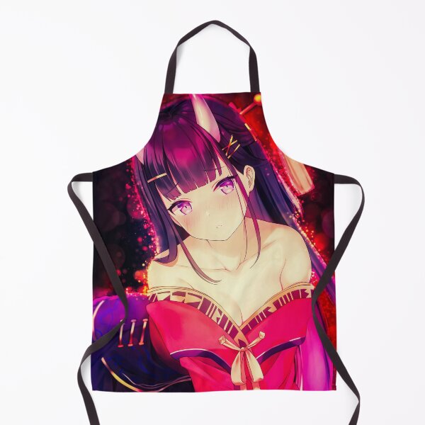 Item preview, Noshiro From Azur Lane Anime Girl In Red Kimono With Fiery Spirit designed and sold by thedarvills.