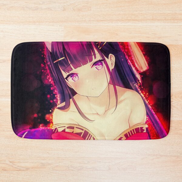 Item preview, Noshiro From Azur Lane Anime Girl In Red Kimono With Fiery Spirit designed and sold by thedarvills.