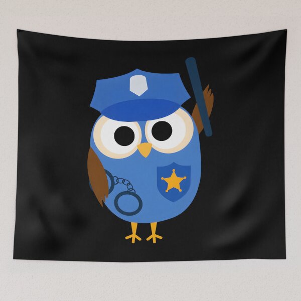 Item preview, Professions Owl Police Officer Policeman designed and sold by gxzfcpihr44.