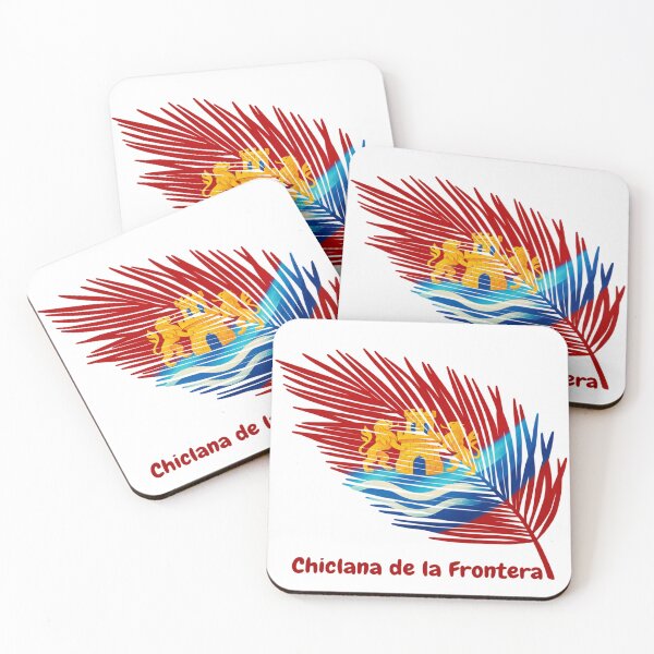 Item preview, Abstract Flag of Chiclana de la Frontera – Feather Shape Design designed and sold by ArteJorge48.