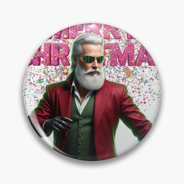 Item preview, Agent Santa: Merry Christmas Confetti Explosion designed and sold by newvisionart191.