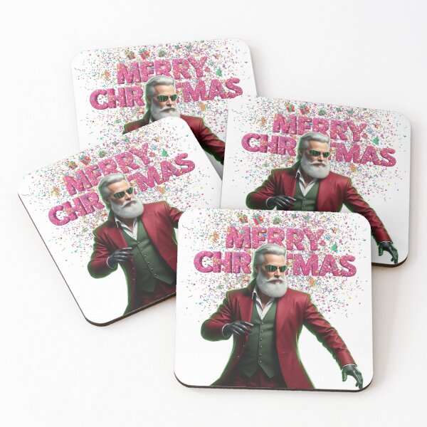 Item preview, Agent Santa: Merry Christmas Confetti Explosion designed and sold by newvisionart191.