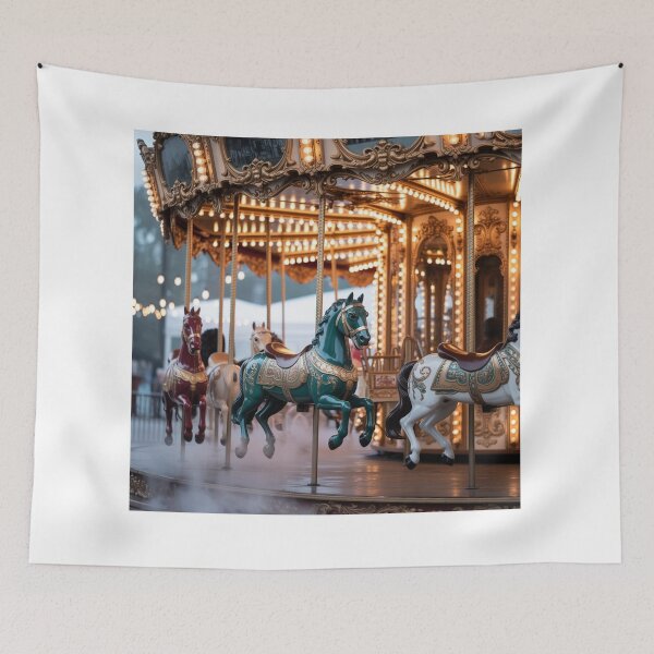 Item preview, Realistic New Year Themed Carousel designed and sold by ArtQueen777.