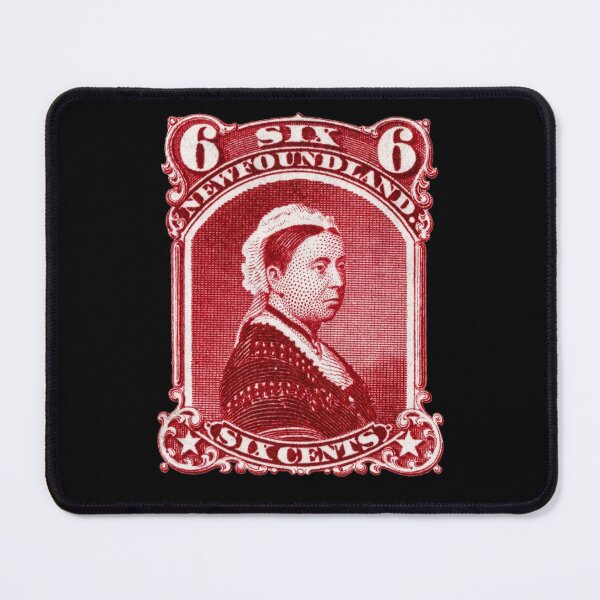 Item preview, This stamp is the Newfoundland 6-cent Queen Victoria issue, which was released in several variations between the late 1860s and mid-1890s. designed and sold by Schulz Lightprint Studio.