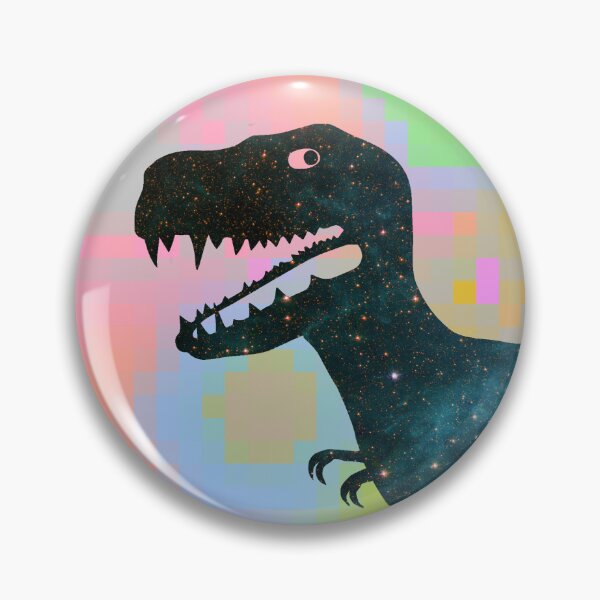 Item preview, Colourful pixel T-rex designed and sold by helengarvey.
