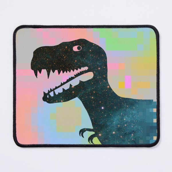Item preview, Colourful pixel T-rex designed and sold by helengarvey.