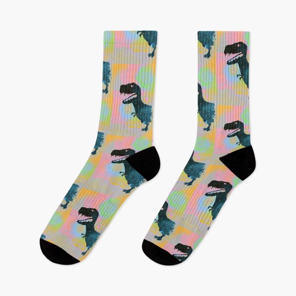 Item preview, Colourful pixel T-rex designed and sold by helengarvey.