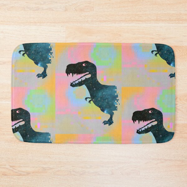 Item preview, Colourful pixel T-rex designed and sold by helengarvey.
