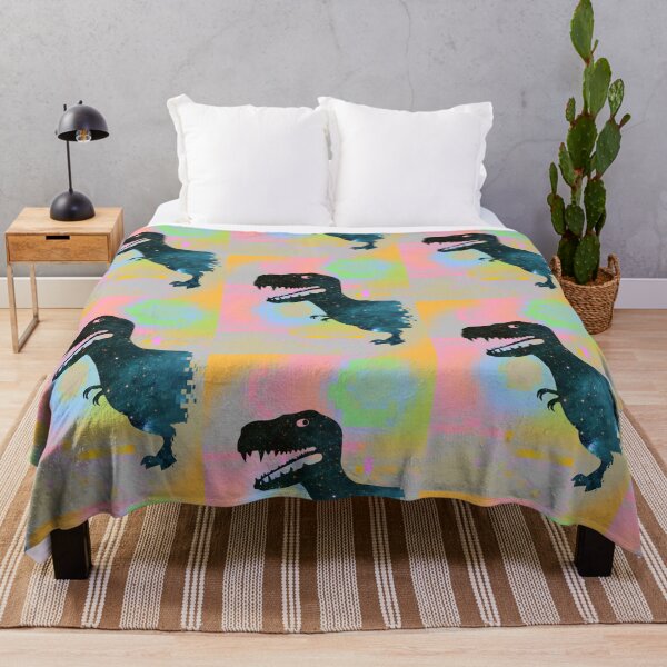Item preview, Colourful pixel T-rex designed and sold by helengarvey.