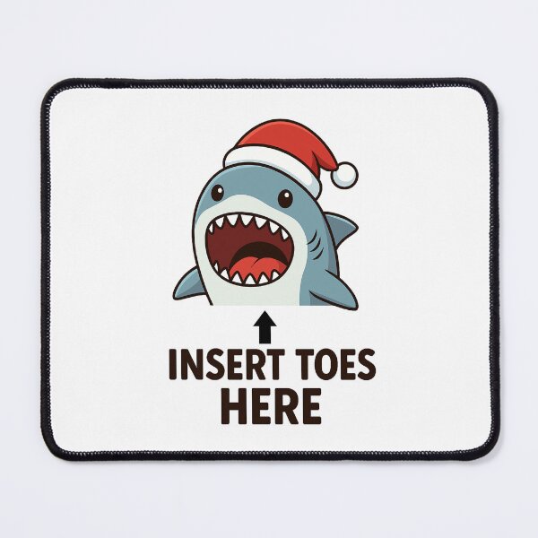 Item preview, Insert Toes Here - Funny Santa Shark designed and sold by DavdPrt.