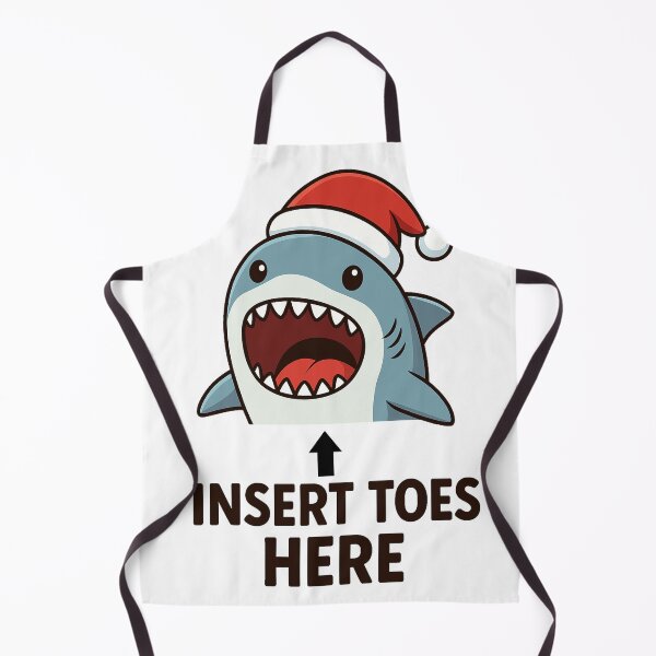 Item preview, Insert Toes Here - Funny Santa Shark designed and sold by DavdPrt.