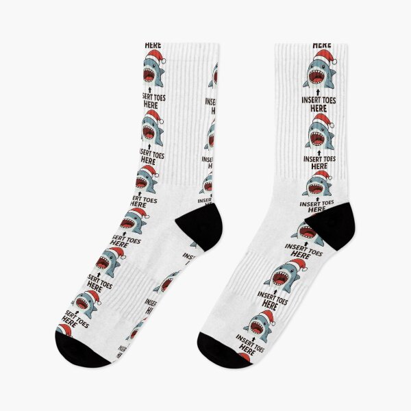 Item preview, Insert Toes Here - Funny Santa Shark designed and sold by DavdPrt.