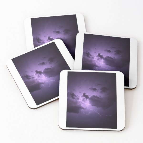 Item preview, Lightning Through Clouds Photographic Print designed and sold by Mother-Nature65.