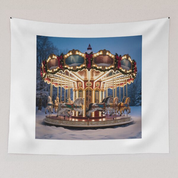Item preview, Magnificent New Year Themed Carousel designed and sold by ArtQueen777.