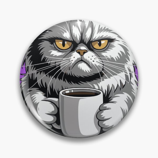 Item preview, First Of All Im A Delight Sarcastic Angry Cat Coffee Lover designed and sold by Trend Print Studio.