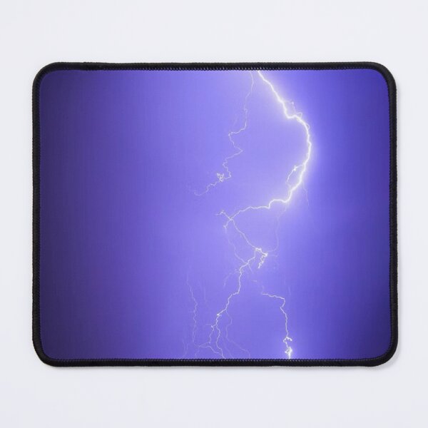 Item preview, White Lightning Blue Sky Photographic Print designed and sold by Mother-Nature65.