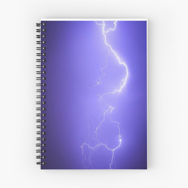 Item preview, White Lightning Blue Sky Photographic Print designed and sold by Mother-Nature65.