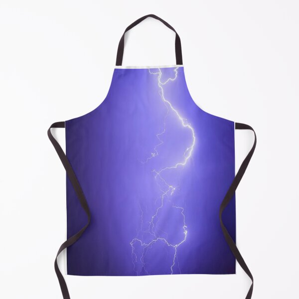 Item preview, White Lightning Blue Sky Photographic Print designed and sold by Mother-Nature65.
