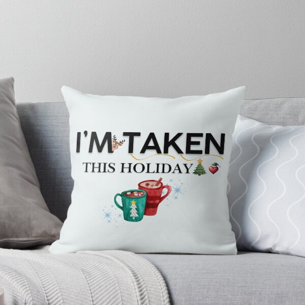 Item preview, I'm Taken This Holiday Funny Christmas Couples Shirt designed and sold by ATime7Day.