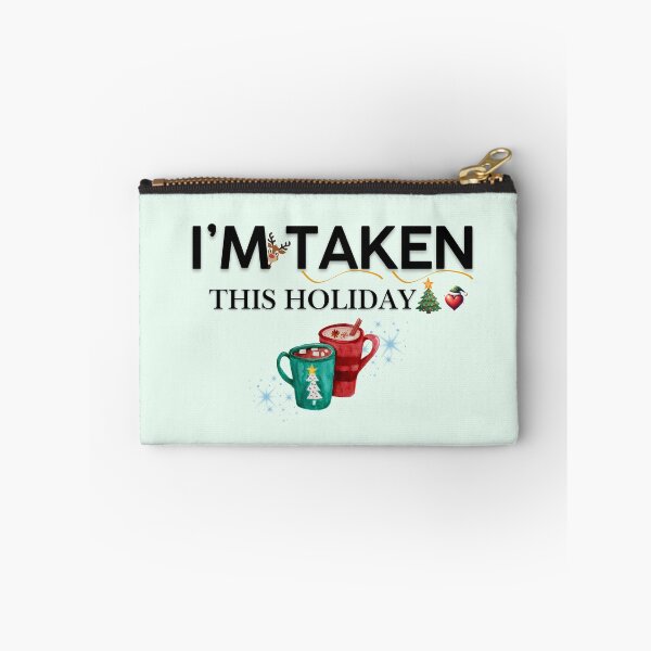 Item preview, I'm Taken This Holiday Funny Christmas Couples Shirt designed and sold by ATime7Day.